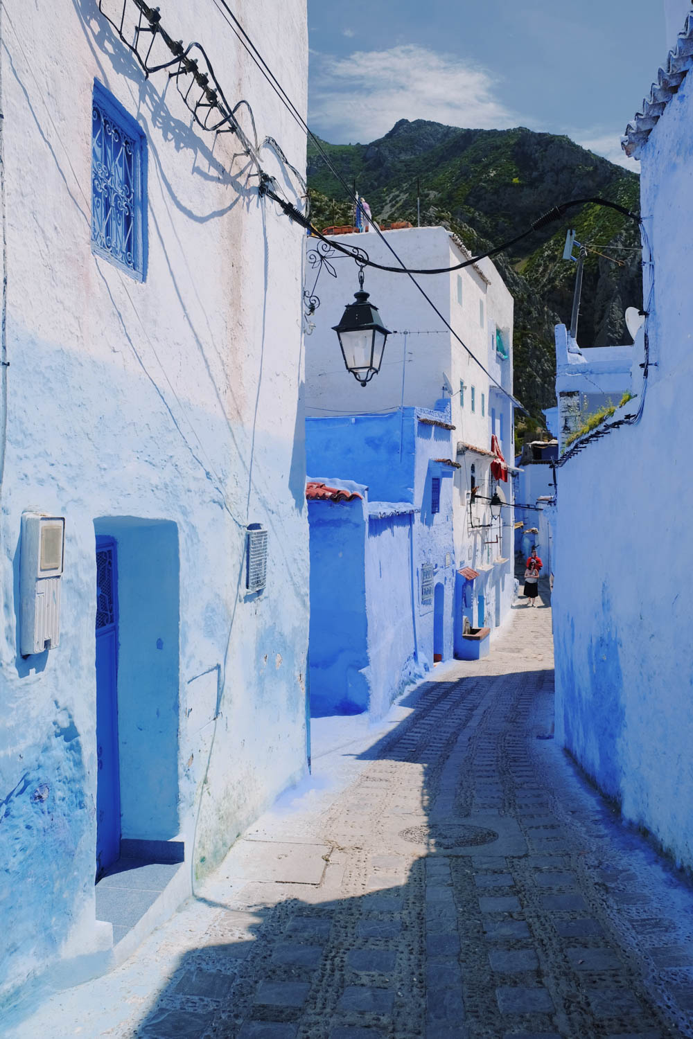 Rue de Chefchaouen, la ciudad azul-Marruecos