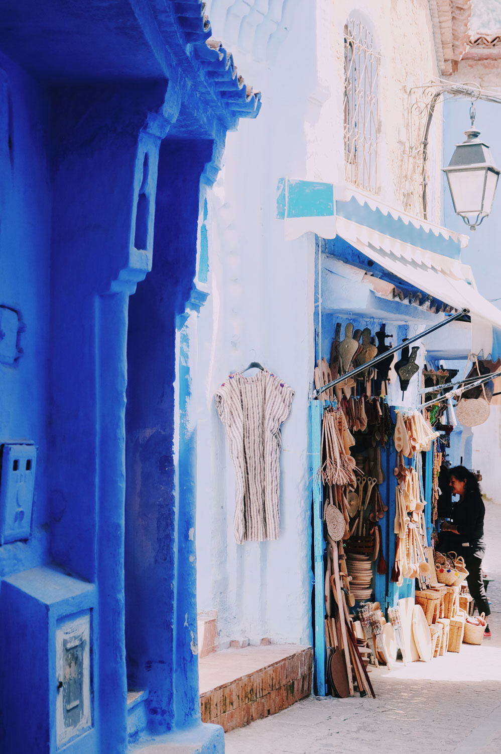 Rue de Chefchaouen, la ciudad azul-Marruecos