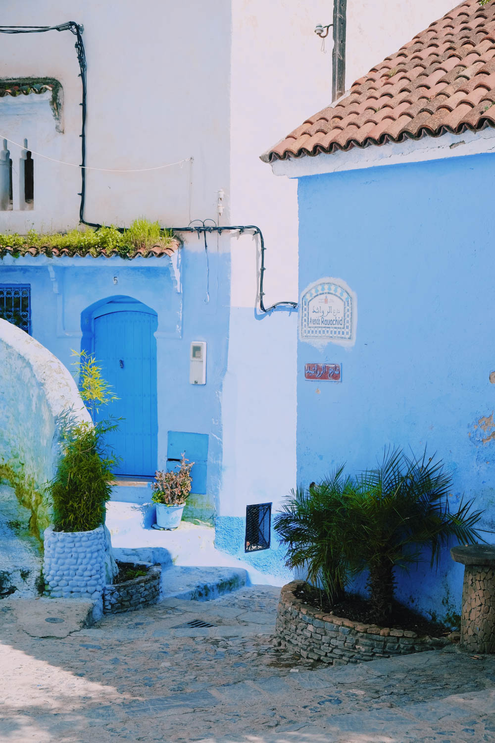 Rue de Chefchaouen, la ville bleue - Maroc