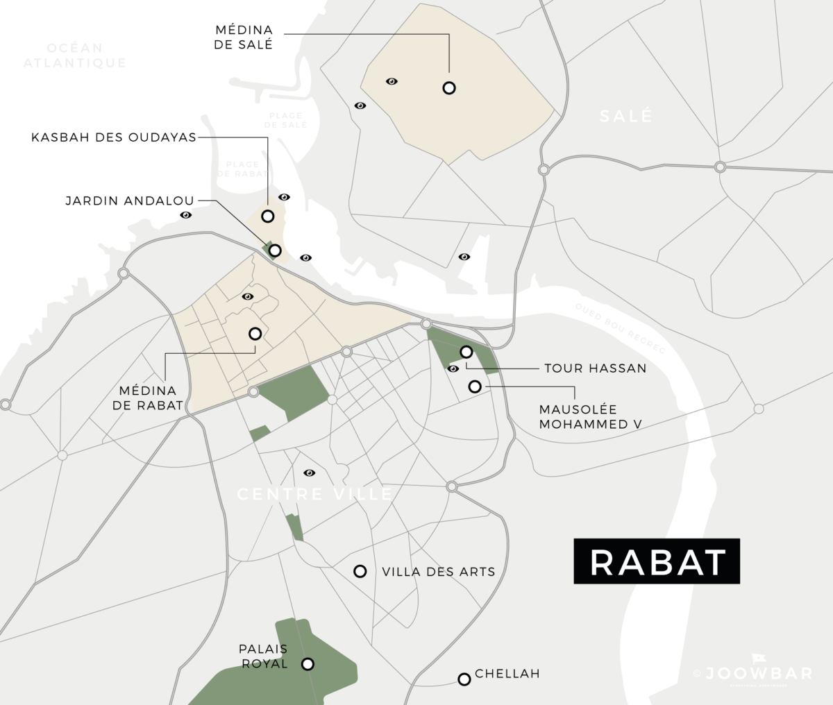 MAROC : Visite de Rabat en deux jours - Joowbar | Guides & Blog Voyage
